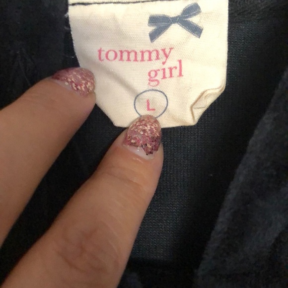 Tommy girl Jr velour set of hoodie and pants - Picture 8 of 10
